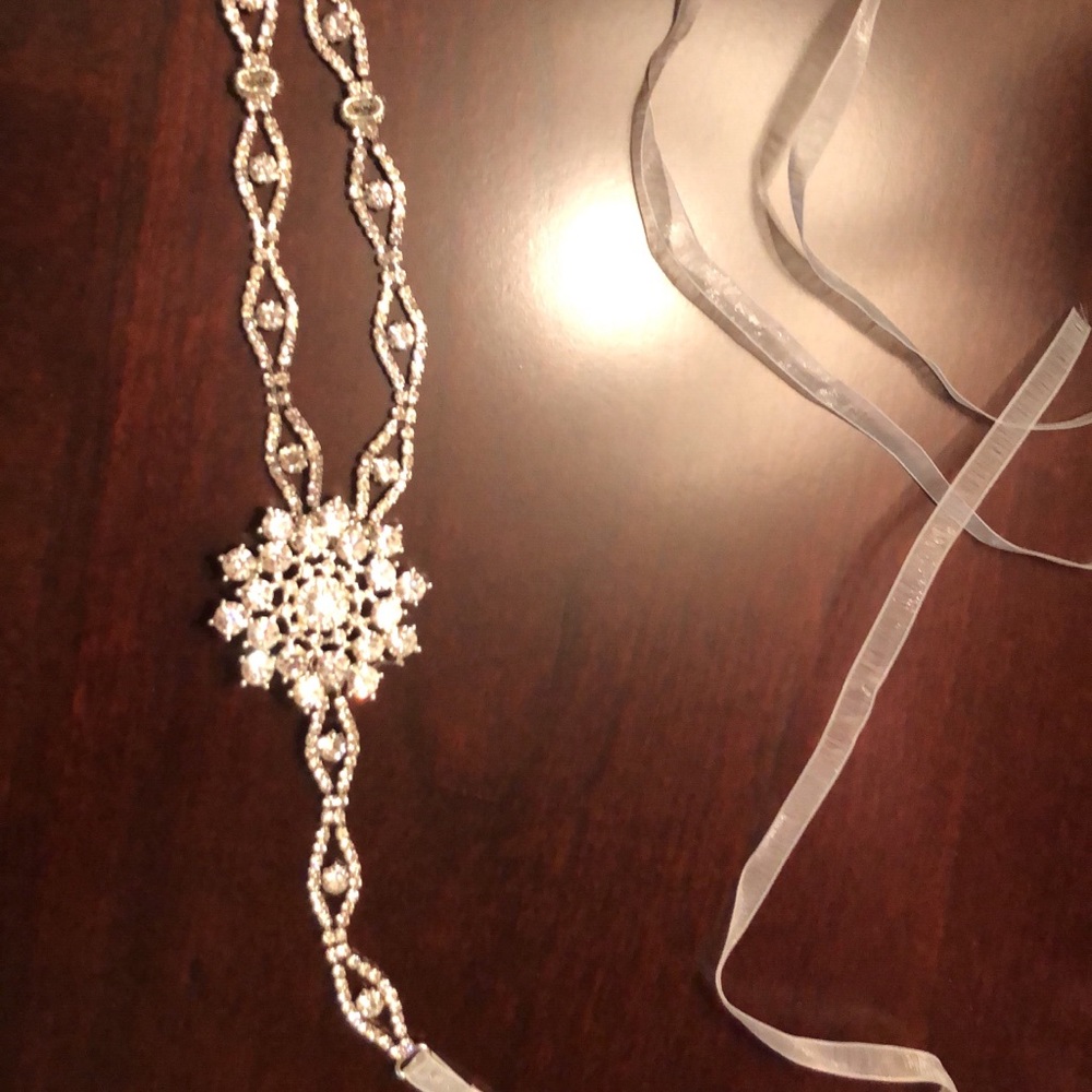 Bridal rhinestone headband